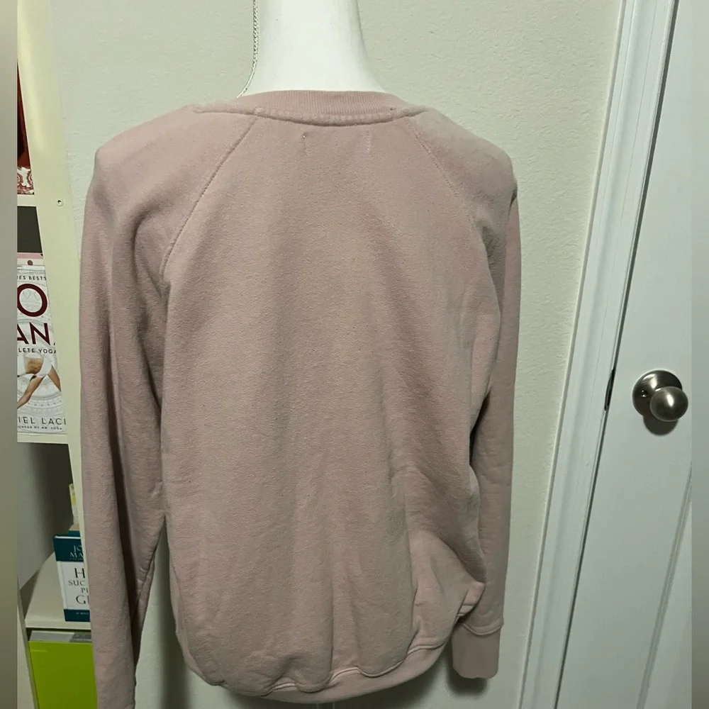 Spiritual Gangster | Pink Mauve Cotton Crew Neck Sweatshirt